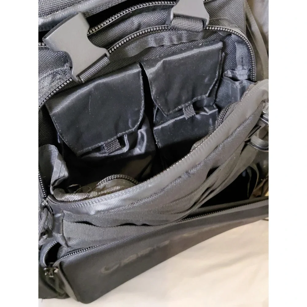 Case Club Tactical 4 Pistol Backpack Gen 2 Black Range Bag MOLLE Rain Cover